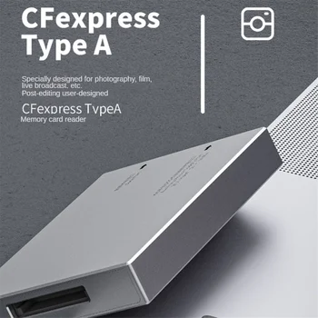 Кард-ридер CFexpress Типа A USB3.1 Gen2 Высокоскоростной Адаптер для Кард-Ридера CFexpress Типа A 10 Гбит/с с Кабелем для Передачи данных