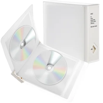 Чехол для хранения дисков CD Портативный Буклет CD-футляр для хранения DVD-органайзер для дома, общежития, офиса