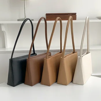 Роскошная брендовая сумка через плечо подмышкой Простая квадратная Стильная сумочка для женщин Кошельки и дамские сумочки