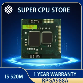 Оригинальный процессор Intel Core I5 520M i5 520M 3M Кэш 2,4 ГГц Ноутбук Ноутбук Cpu Процессор I5-520M rPGA988A