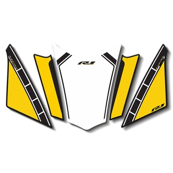 Горячая продажа Мотоциклетная Светоотражающая 3D Наклейка на Переднее Крыло Защитная наклейка для YAMAHA YZF-R1 R1 2015-2017