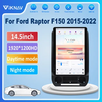 Автомобильный Радиоприемник Android12 Для Ford Raptor F150 2015-2022 GPS Навигация Мультимедийный Видеоплеер Carplay Стерео Головное Устройство 2 Din