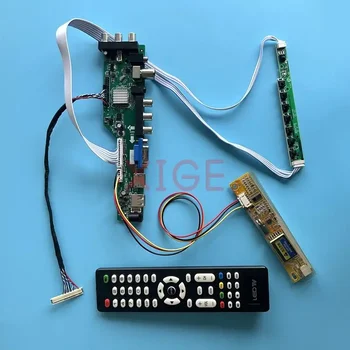 Плата контроллера драйвера Подходит для HSD150PX14 HSD150PX15 Комплект ЖК-матрицы USB + HDMI + VGA + AV + IR DVB Цифровой сигнал LVDS-30Pin 1024*768 1CCFL