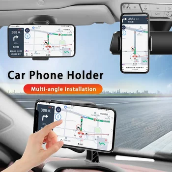 Универсальная приборная панель автомобиля, удобный зажим для крепления держателя телефона, кронштейн для дисплея GPS, поддержка мобильных телефонов в автомобиле Для iPhone Samsung Xiaomi