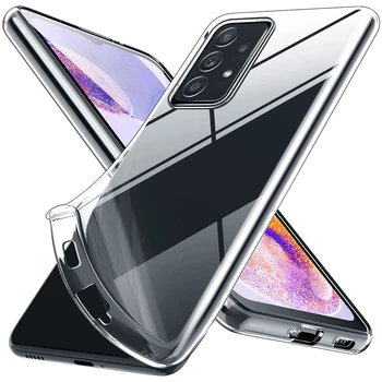 Новый Стиль, Кристально Чистый Силиконовый Чехол Для Телефона Samsung Galaxy A73 A53 A33 A23 A13, Ультратонкий Мягкий Чехол, Прозрачный Чехол Из ТПУ, Sh