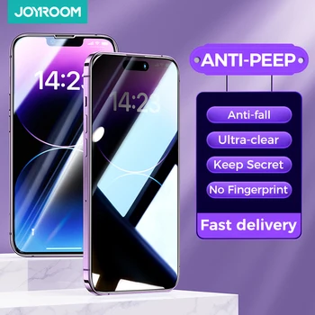 Приватный Экран Joyroom Для iPhone 14 13 12 Pro Max Антишпионское Закаленное Стекло Для iPhone 14 Pro Max 12 13 Pro Защитное Стекло