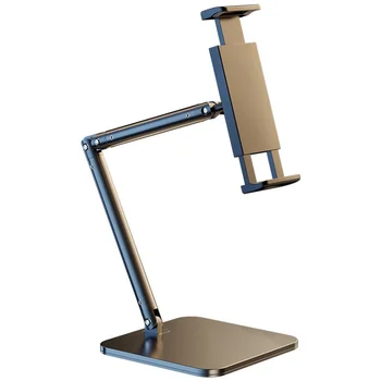 Подставки для планшетов, регулируемая вращающаяся подставка для планшета и телефона: металлический держатель для стола с прочным основанием