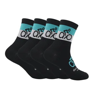 4 пары велосипедных носков Компрессионные велосипедные носки Дышащие Спортивные Носки для мужчин Женщин Езда на Велосипеде Бег Баскетбол Футбол Футбол