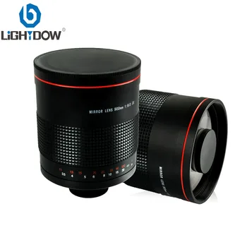 Lightdow Супертелеобъектив Зеркальный 900 мм F8.0 Объектив Камеры С Переходным Кольцом для Крепления T2 для Цифровых Зеркальных Фотокамер Canon Nikon Pentax Sony