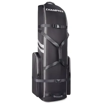 Дорожная сумка для гольфа CHAMPKEY Premium с мягкой подкладкой и системой защиты от ударов - Дорожный чехол Для гольфа из ткани Оксфорд 1200D