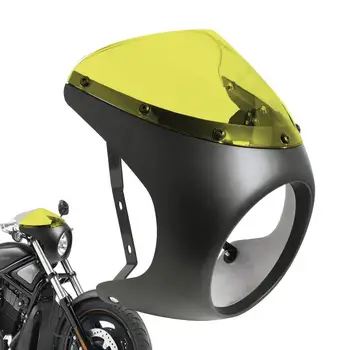 Универсальный Мотоцикл Контрастного цвета, Ветрозащитный обтекатель лобового стекла для Suzuki Cafe