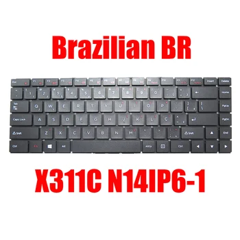 Клавиатура для ноутбука X311C N14IP6-1 Версия: 01 Бразильский BR, черный, без рамки, Новый