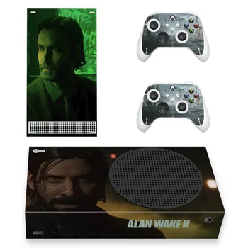 Наклейка для Xbox серии S в стиле Alan Wake для консоли и 2 контроллеров, виниловая наклейка для защитных оболочек, стиль дизайна 1