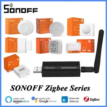 SONOFF Zigbee 3.0 Bridge Pro/Датчик T & H/Выключатель/ Датчик двери/Датчик движения/ ZBMINI-L2/SNZB-02D/01P/02P/03 Управление через Ewelink Alexa