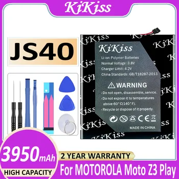 KiKiss 3950 мАч JS40 JS 40 Аккумулятор для MOTOROLA Moto Z3 Play Z3Play XT1929-1 XT1929-4 XT1929-5 XT1929-6 XT1929-8 Бесплатные инструменты