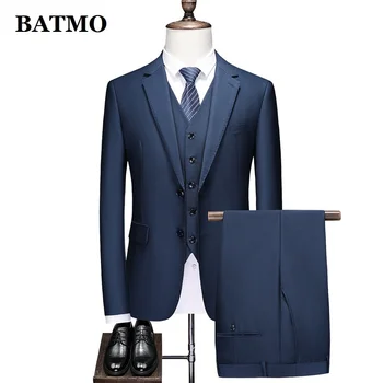 BATMO 2023 новое поступление, высококачественные повседневные костюмы для мужчин, мужское свадебное платье, большие размеры S-5XL 6846