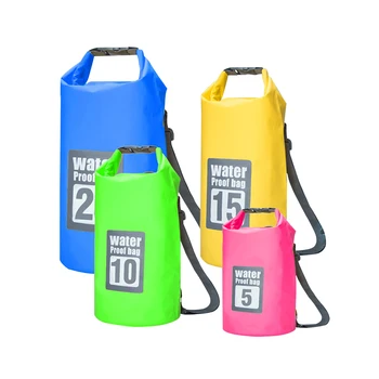 5Л/15Л/30Л Спорт на открытом воздухе ПВХ Водонепроницаемый сухой мешок для хранения каноэ Каяк Рафтинг Плавание дорожный набор Сумка рюкзак