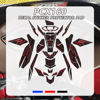 НОВИНКА Для Honda PCX160 PCX 160 2021-2022 3D Гелевые Наклейки На Передний И Задний Обтекатель Moto Всего Тела Накладка На Топливный Бак Наклейка Наборы Декора