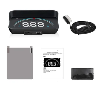 1шт Автомобильный OBD2 GPS Головной Дисплей Автоэлектроника HUD Проектор Дисплей Цифровой Автомобильный Спидометр Аксессуары для Всех Автомобилей