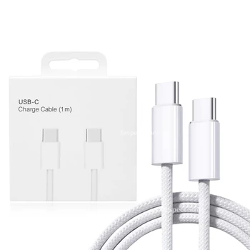 Оригинальный кабель быстрого зарядного устройства USB-C для Apple iPhone 15 Pro Max 15 Pro 15 Puls PD 60 Вт, аксессуары для линии передачи данных USB-C