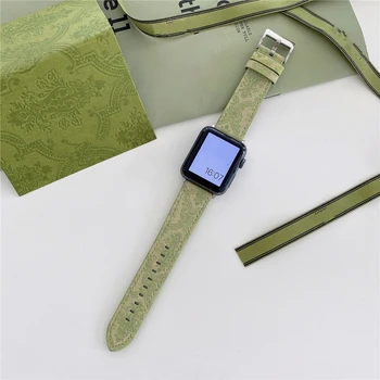 Винтажный кожаный ремешок для Apple Watch Серии 7 40 мм 44 45 мм Ремешки для часов с Пряжкой 38 41 мм 42 мм Браслет для iWatch 6 5 4 3 SE Ремешок