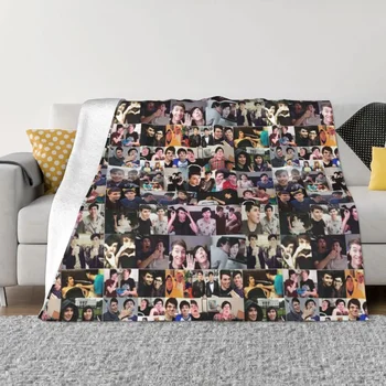 Дэн и Фил! Набросьте Одеяло Тонкое Одеяло диван-кровать Роскошное Дизайнерское Одеяло Тепловые Одеяла Для Путешествий