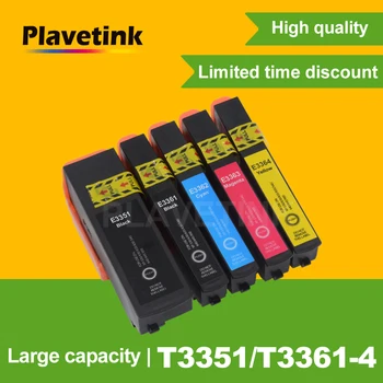 Plavetink Совместимый для Epson 33XL T3351 T3361 Чернильный картридж Для принтера Expression Premium XP 530 540 630 640 635 645 830 900