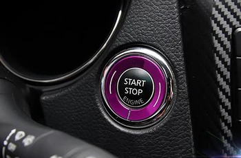 Украшение Переключателя Стайлинг Автомобиля Брелок Для Ключей Зажигания Аксессуары для Автомобилей Брелок для Запуска Nissan X-Trail 2014