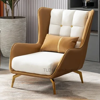 Скандинавское кресло для отдыха Кресло для акцента в макияже современной гостиной Напольное индивидуальное кресло Fauteuil Мебель для библиотеки салона TY25XP