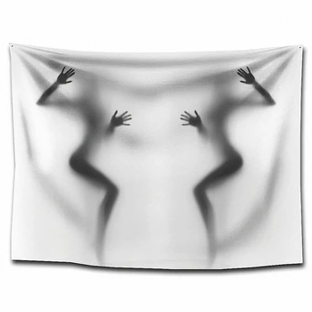 Ягодицы молодой женщины Сексуальный Художественный плакат Настенный ковер Холст Картина Флаги Баннеры Гобелен Прикроватный фон Настенный K8