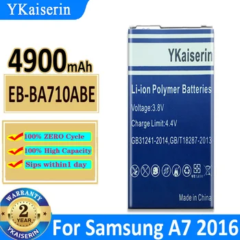 4900 мАч YKaiserin EB-BA710ABE Сменный Аккумулятор Для Samsung GALAXY A7 2016 Edition A710 SM A710F A7100 A7109 EB BA710ABE