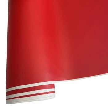 Высококачественная матовая красная виниловая пленка с технологией выпуска воздуха, клейкие наклейки 