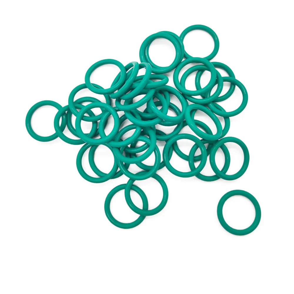 1 шт. Зеленые/коричневые уплотнительные кольца FKM диаметром проволоки 6 мм, Уплотнительные кольца из фторкаучука, прокладки диаметром 28-300 мм, Шайба для уплотнительных колец