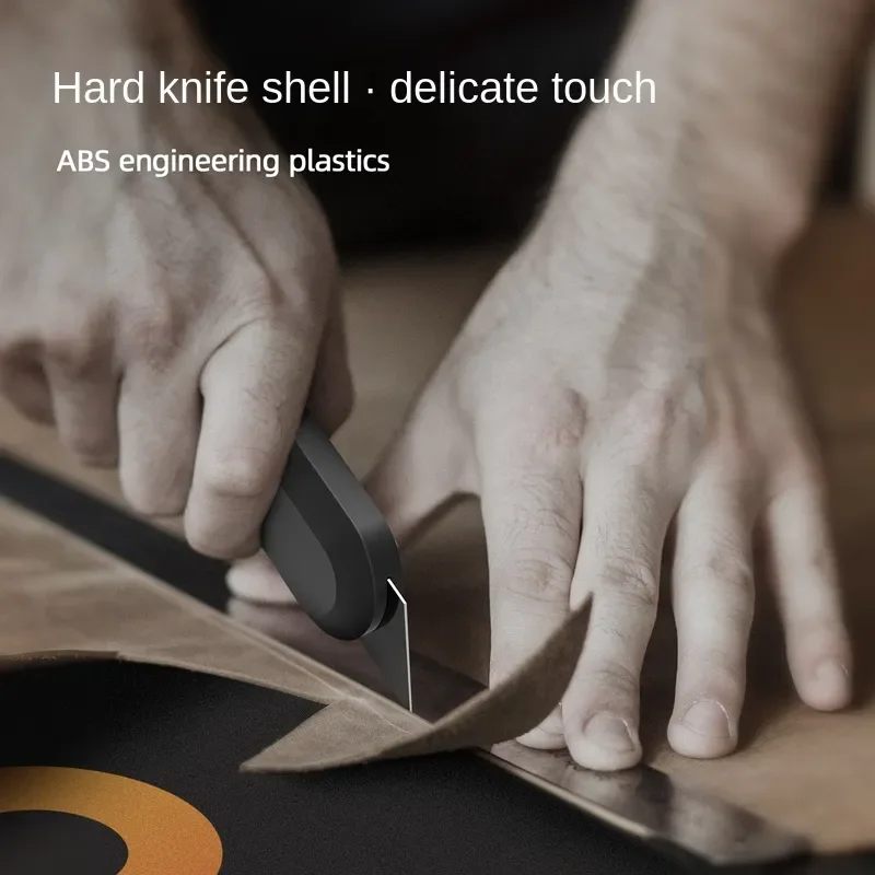 Xiaomi Deli 1 шт 9 мм Защитный Нож SK2 Материал Лезвия Т-Образной Формы ABS Нескользящая Ручка Свободно Отскакивает От Деревообрабатывающих Ручных Инструментов