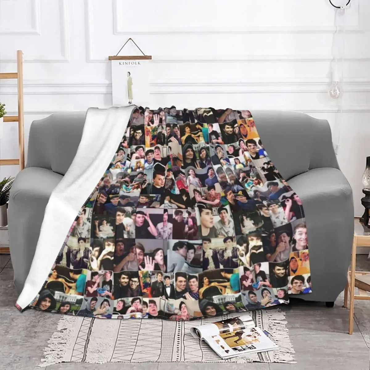 Дэн и Фил! Набросьте Одеяло Тонкое Одеяло диван-кровать Роскошное Дизайнерское Одеяло Тепловые Одеяла Для Путешествий