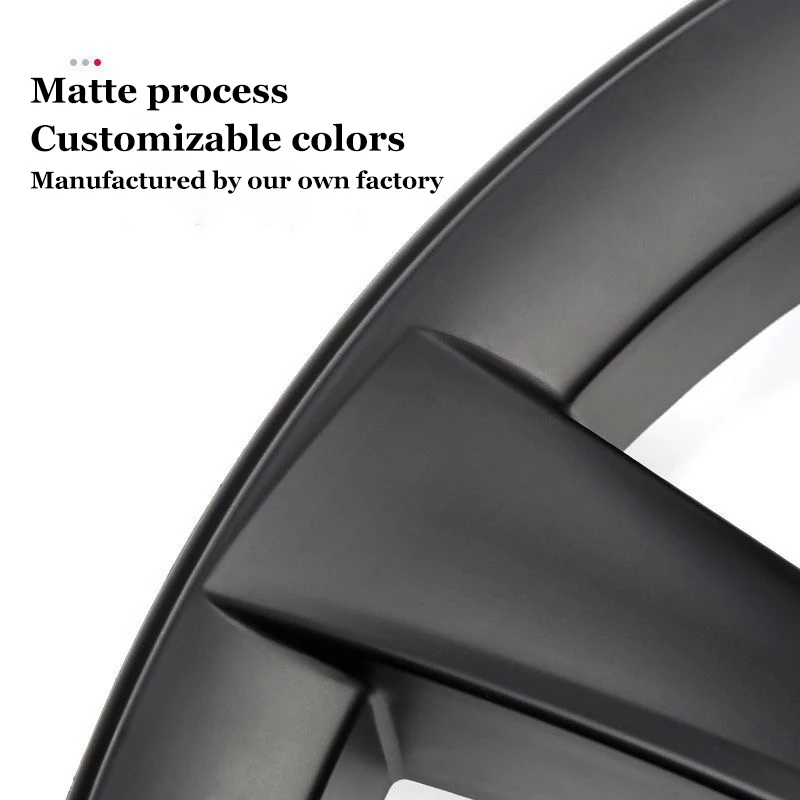 Колпачок ступицы колеса для Tesla Model 3 2017-2023 18-дюймовый комплект для замены колпачка колеса из АБС-пластика Performance Wheel Cover Имитирует модели Plaid
