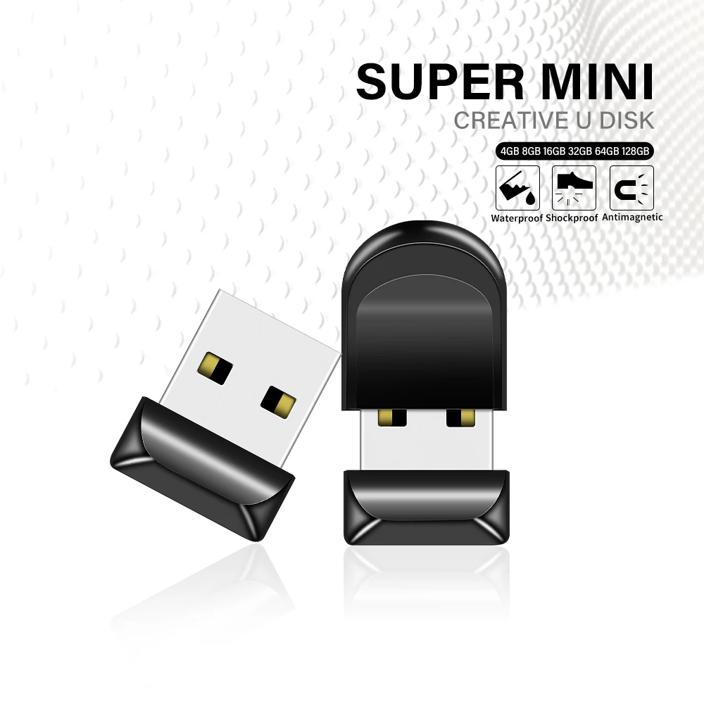 Мини-Модный Черный USB 2.0 Флэш-Накопитель 128 ГБ Пластиковый Бизнес-Супер Крошечный Флеш-Накопитель 64 ГБ Memory Stick 32 ГБ Бизнес-Подарочный U-диск