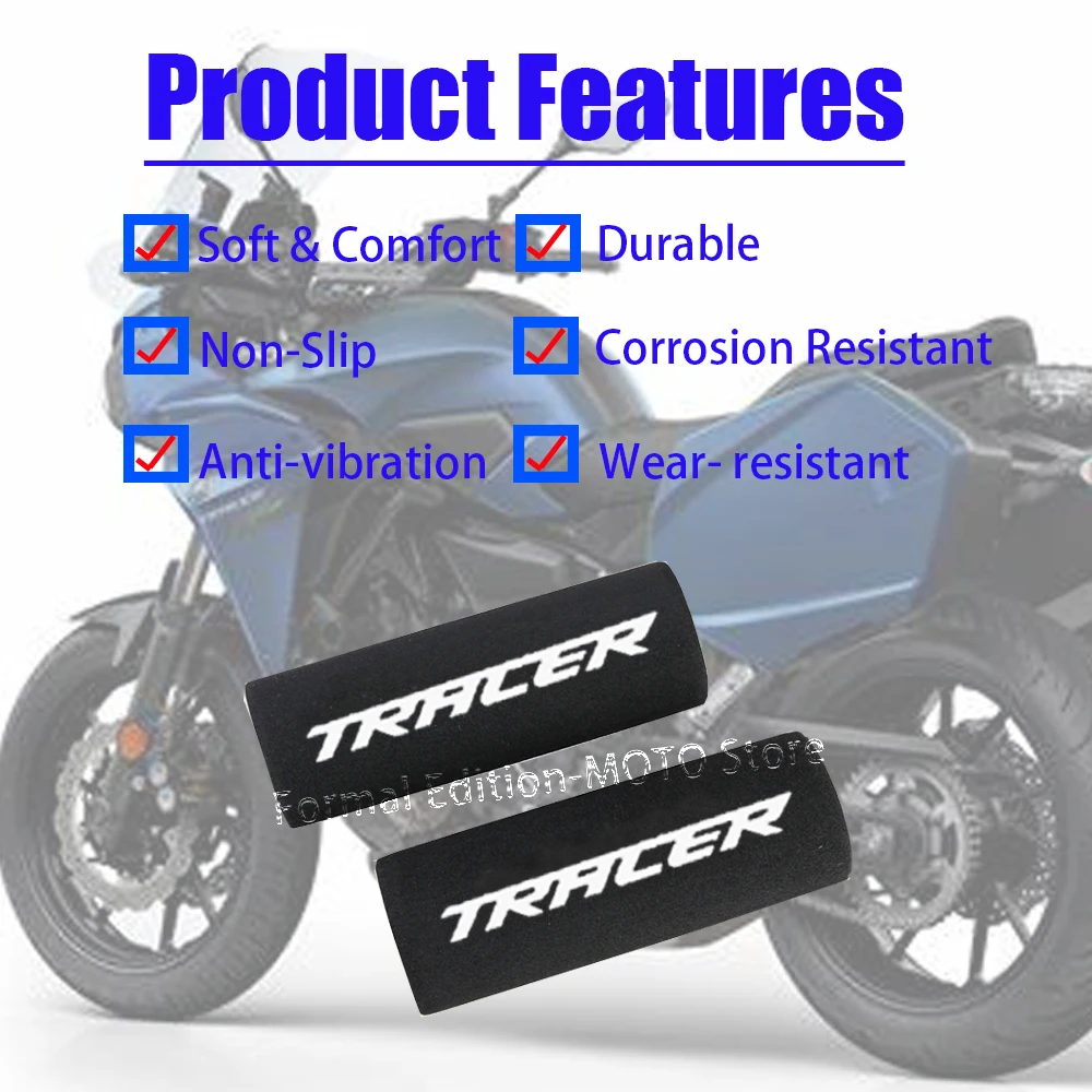 Мотоциклетная губчатая рукоятка, нескользящая 27-мм мотоциклетная рукоятка для Tracer 7/700 GT