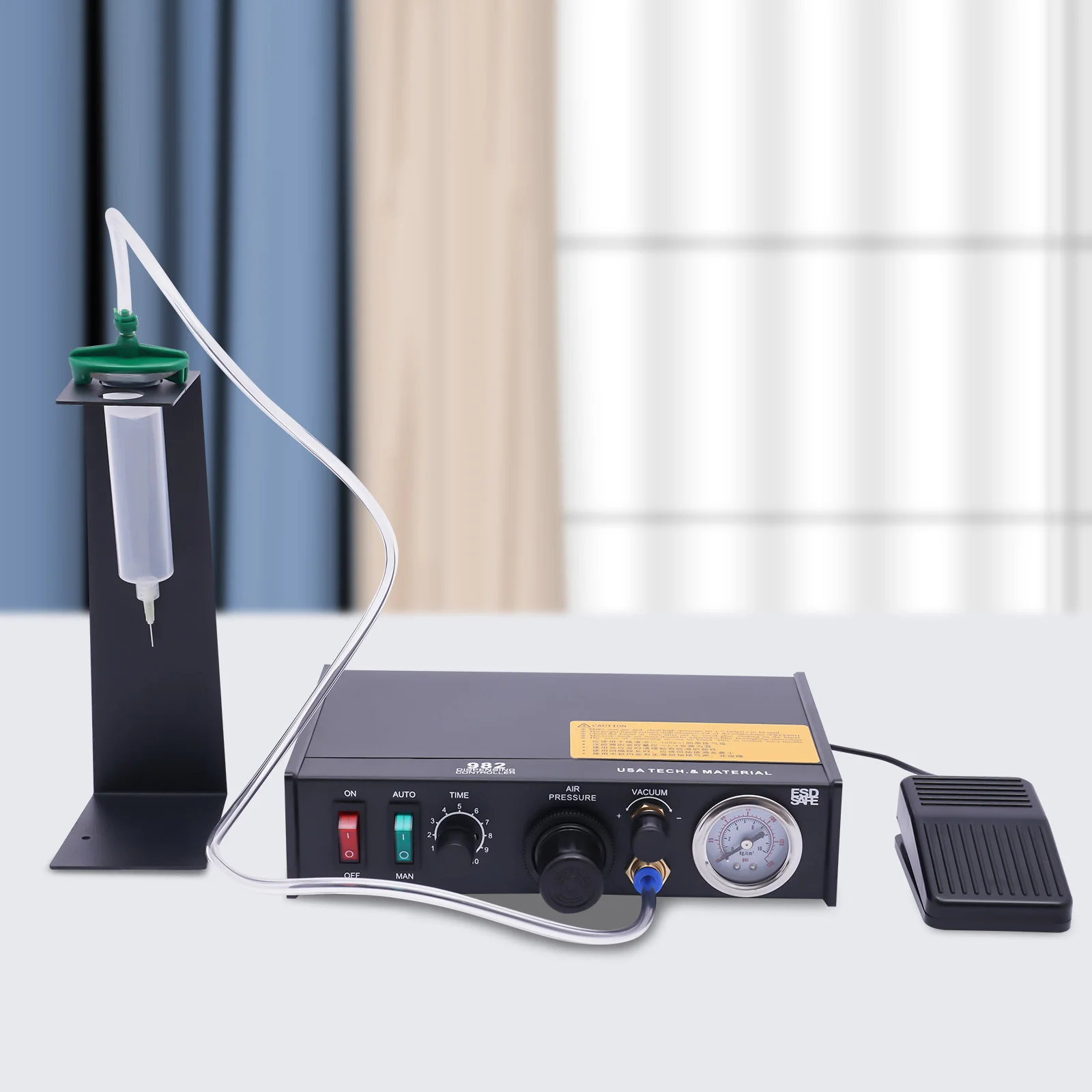 Пневматический полуавтоматический дозатор клея для паяльной пасты, капельница, контроллер дозатора жидкости, Пневматический контроллер дозирования клея